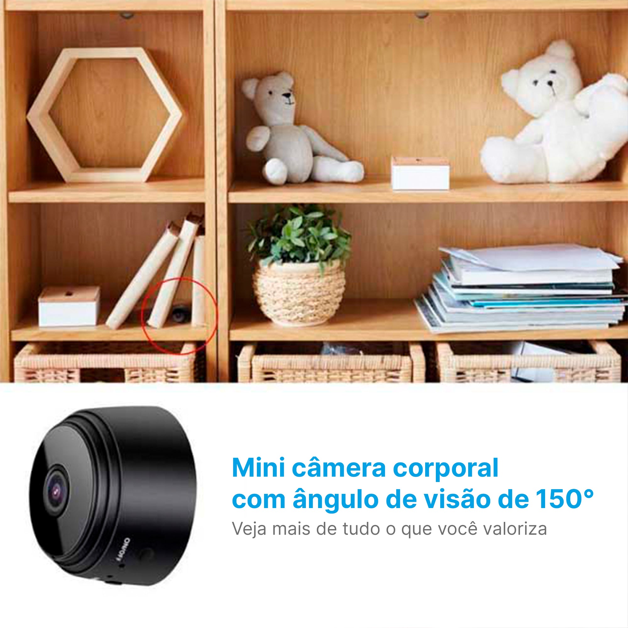 Mini Câmera Espiã FullHD